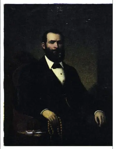 Portret de bărbat, by Carol Popp de Szathmári