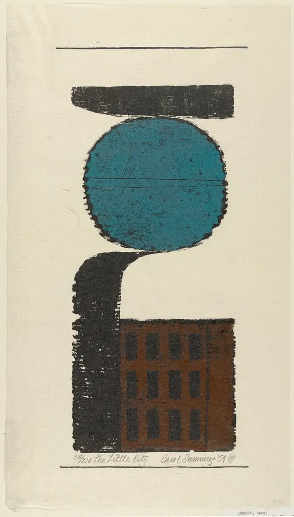 Untitled, by Carol Summers, ink, 1954