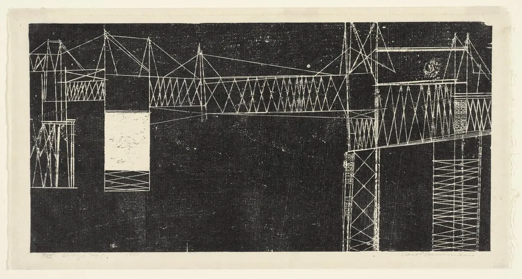 Untitled, by Carol Summers, ink, 1951