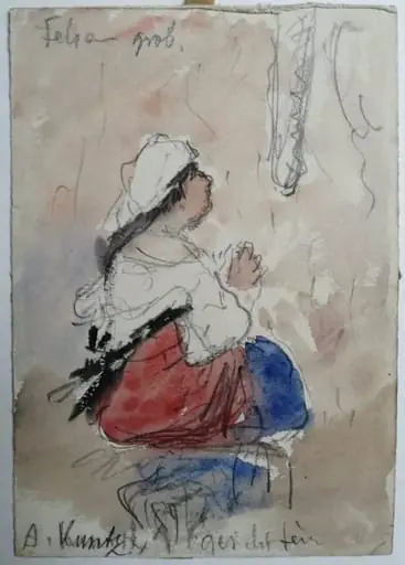 Femeie stând jos, by Carol Szathmari