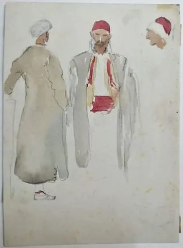 Figuri de turci, by Carol Szathmari