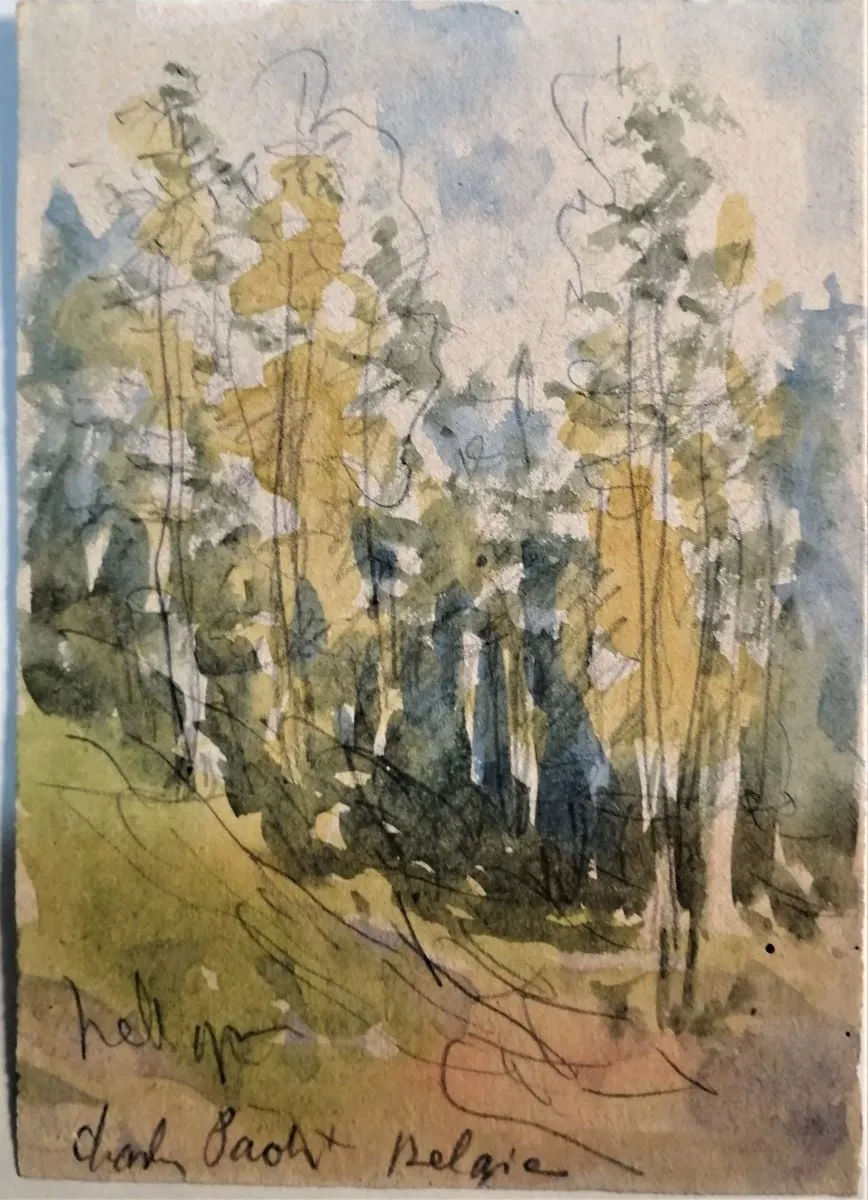 În pădure, by Carol Szathmari, unspecified, 1874