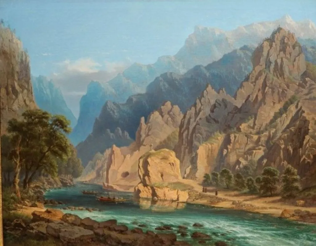 Pe Valea Oltului, by Carol Szathmari, unspecified, 1868