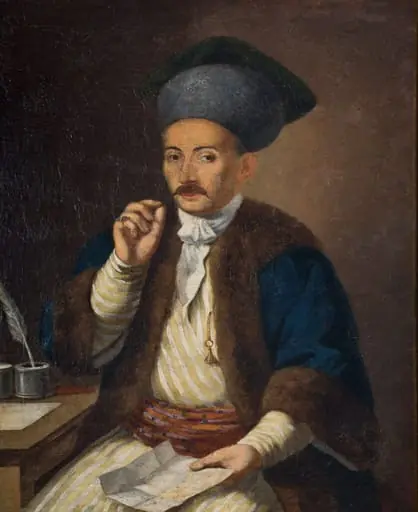 Portretul serdarului Dimitrie Aman, by Carol Wallenstein