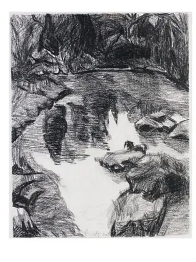 Hadrian's Lake, Tivoli, by Carole Robb