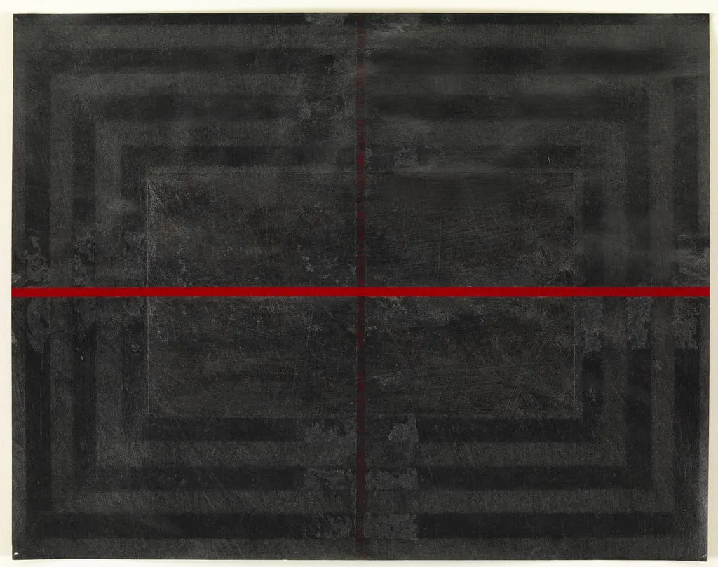 Untitled, by Carole Seborovski, graphite, 1989