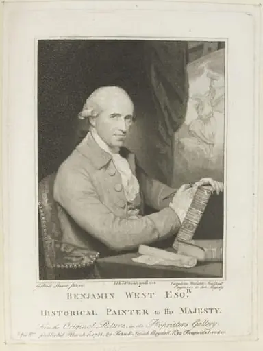 Benjamin West P.R.A., by Caroline Watson