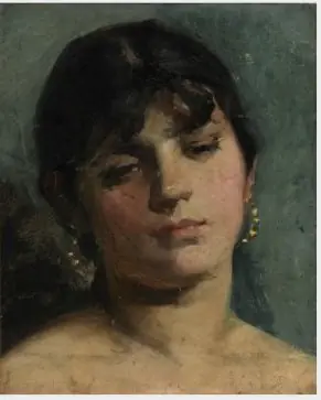Portrait Sketch of a Young Girl, by Carolus-Duran