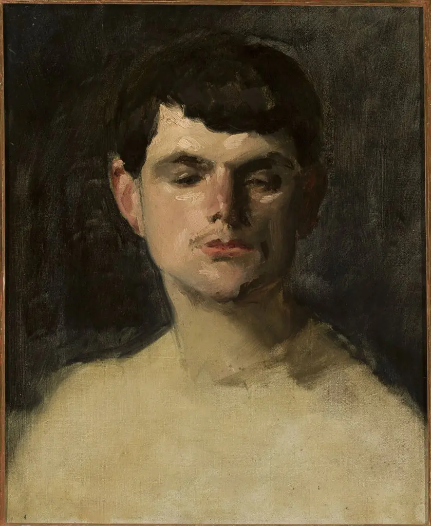 Study of a male head, by Carolus-Duran