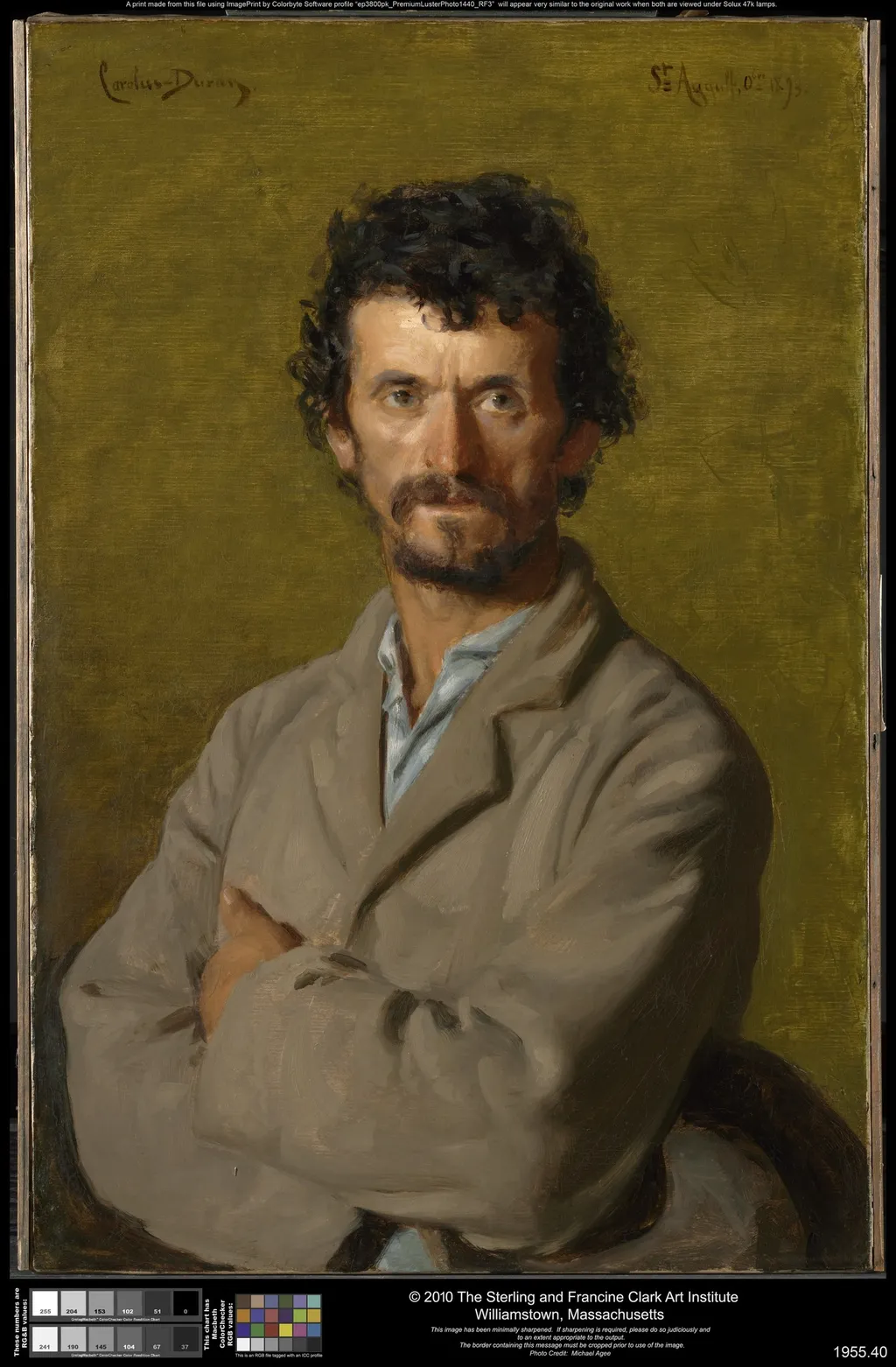 The Artist's Gardener, by Carolus-Duran, oil, 1897