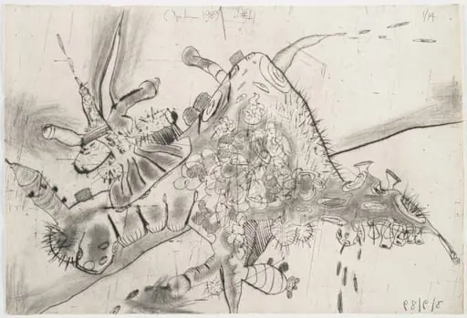 Untitled, by Carroll Dunham