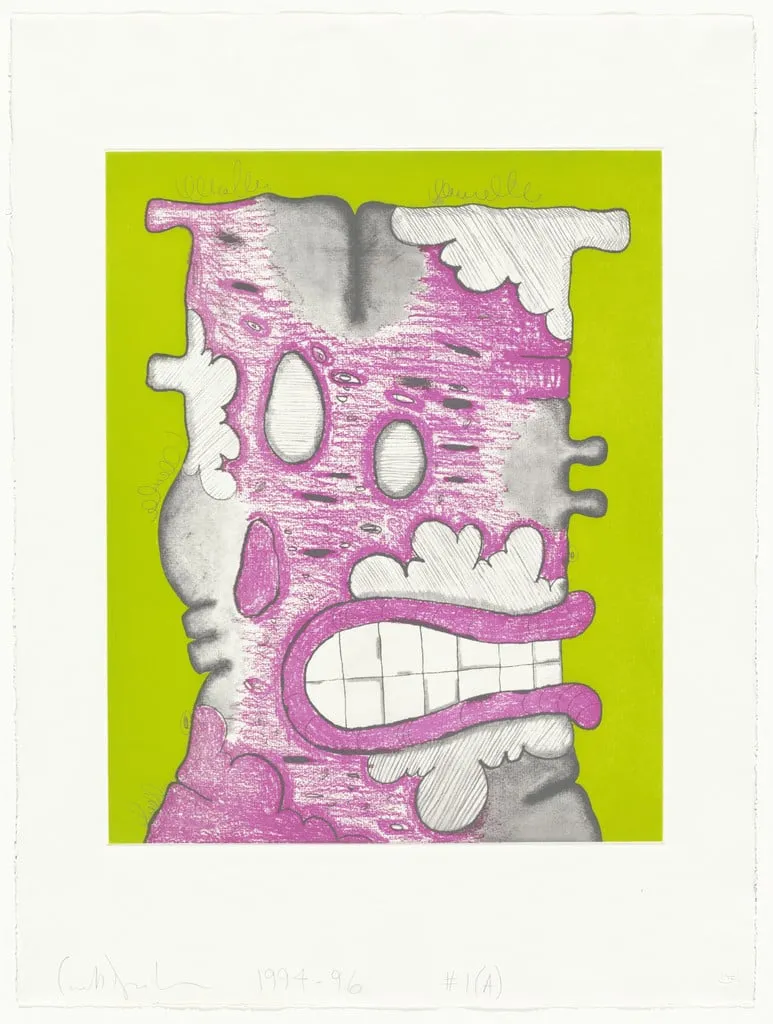 Untitled, by Carroll Dunham, ink, 1995