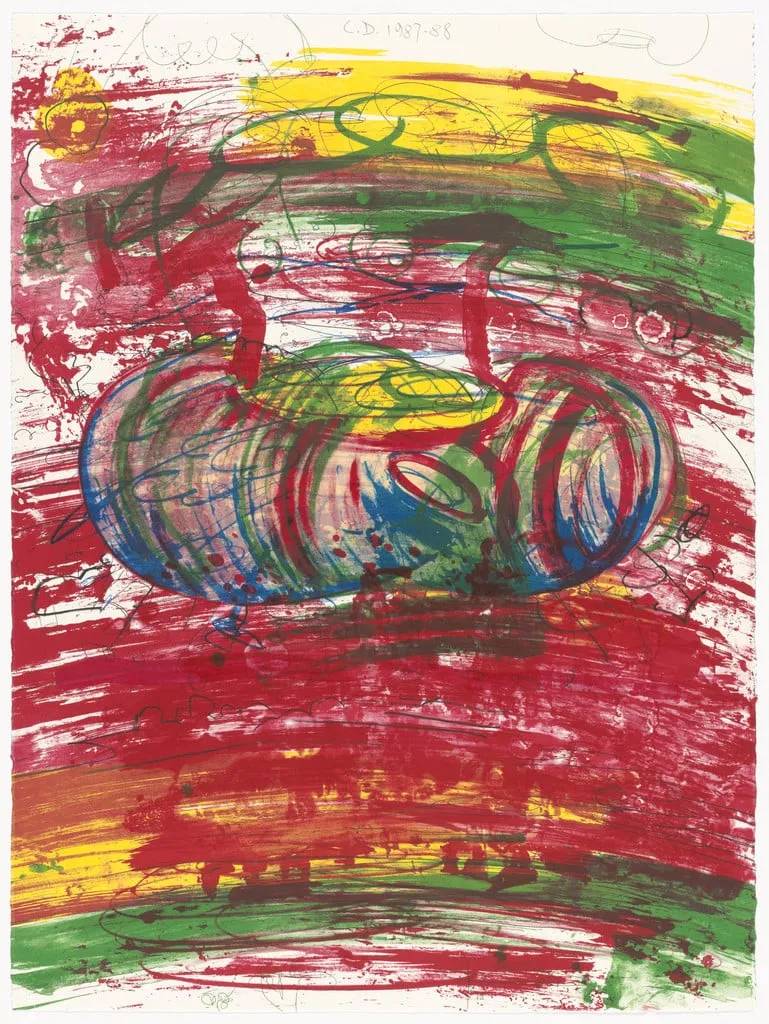 Untitled, by Carroll Dunham, ink, 1988