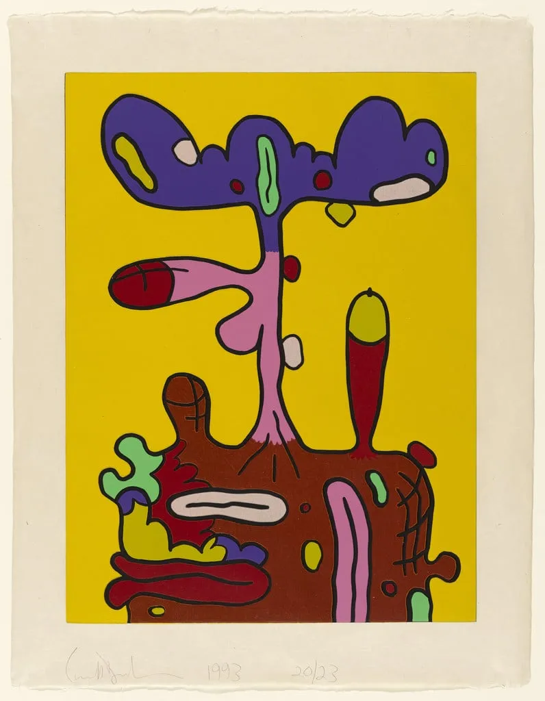 Untitled, by Carroll Dunham, 1993