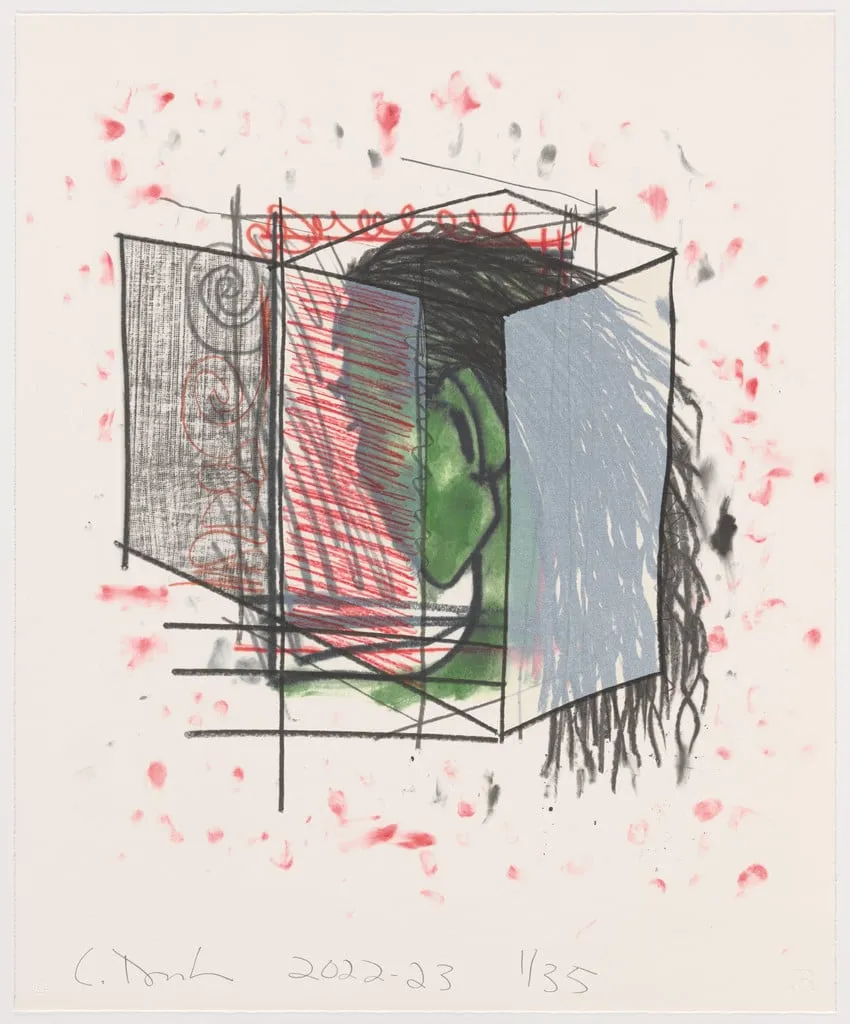 Untitled, by Carroll Dunham, ink, 2022