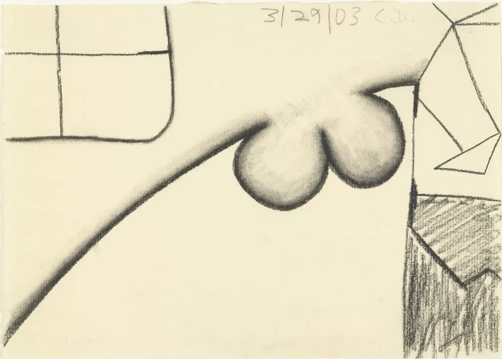 Untitled, by Carroll Dunham, graphite, 2003