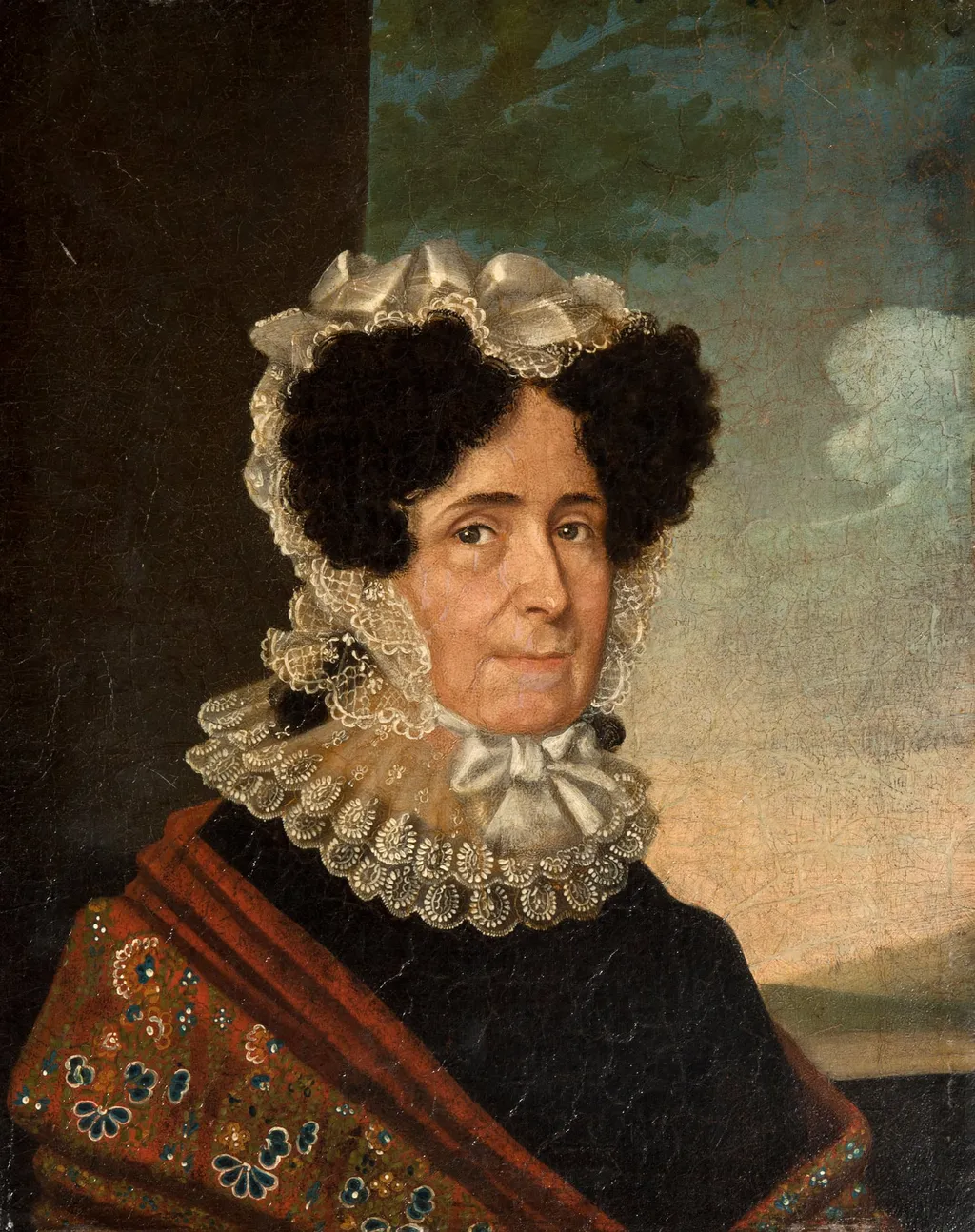 Stjernvall Fredrika Charlotta o.s. Ühlen, maaherra F. G. Stjernvallin puoliso, by Carstens