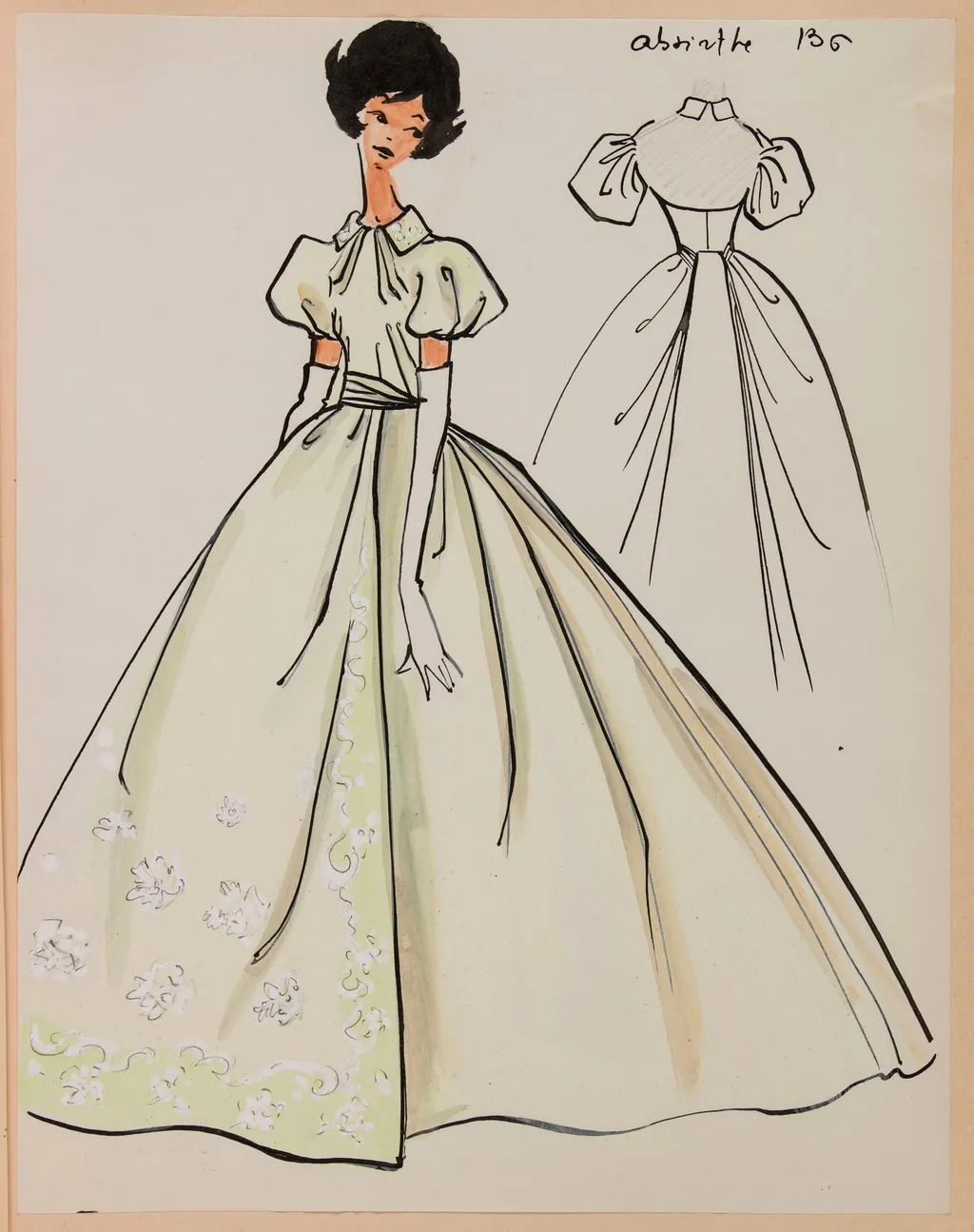 Absinthe, by Carven, 1958