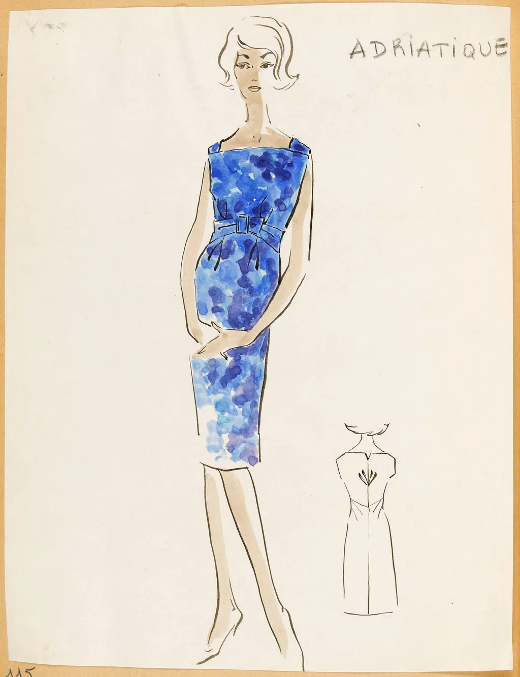 Adriatique, by Carven, 1957