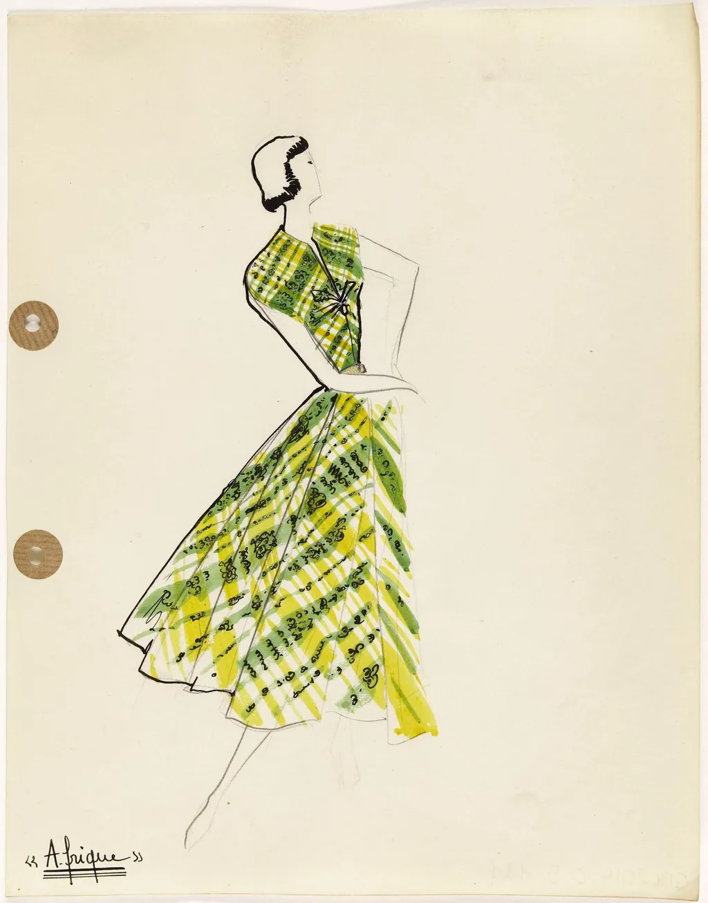 'Afrique', by Carven, 1949
