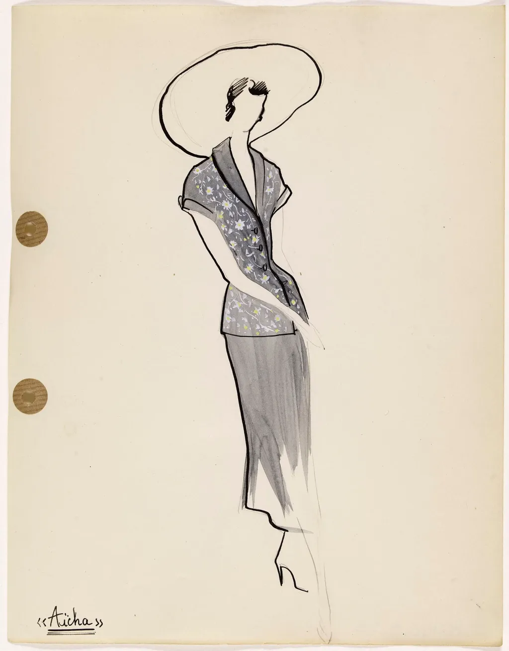 'Aïcha', by Carven, 1949