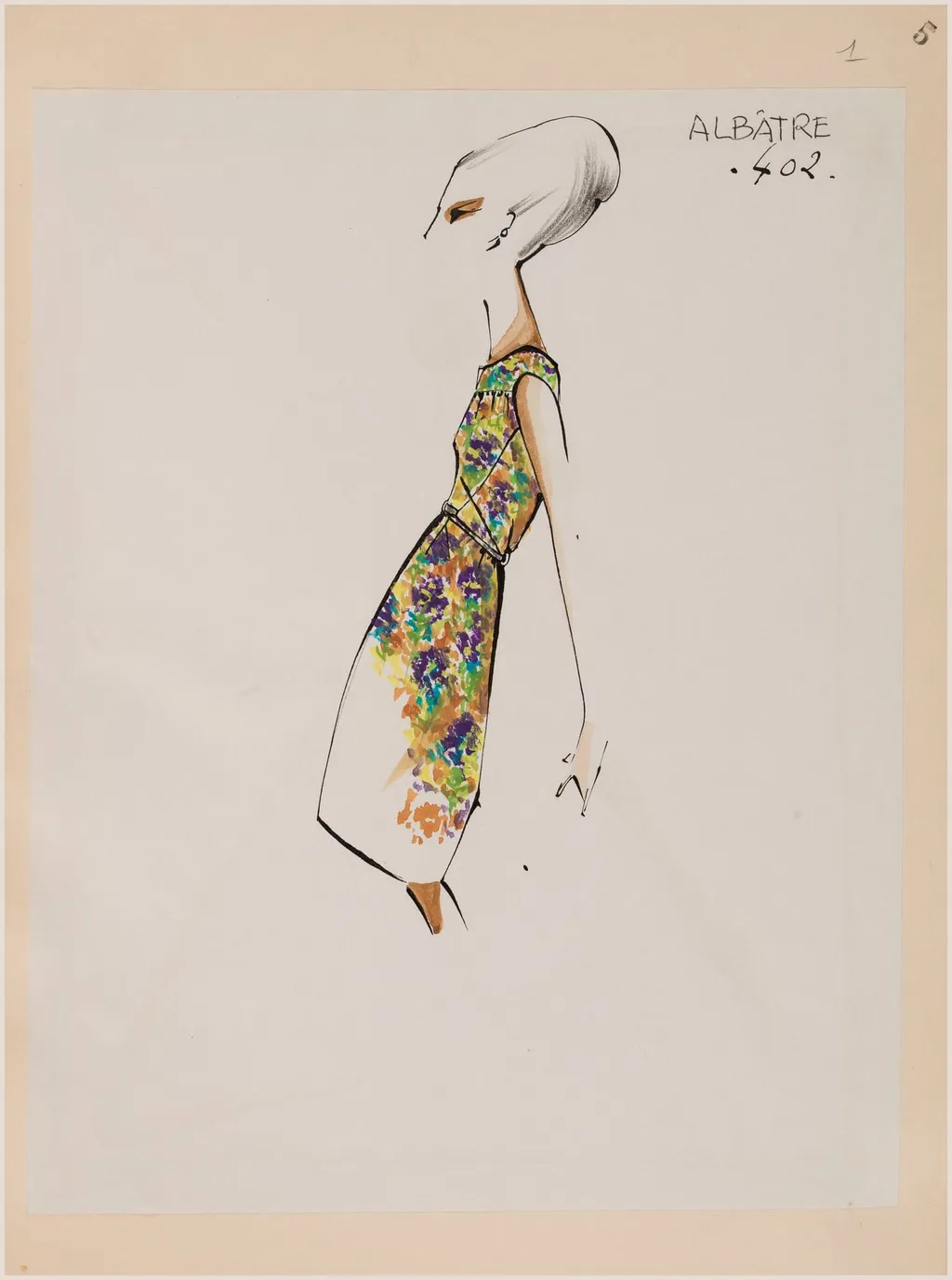 Albâtre, by Carven, 1965