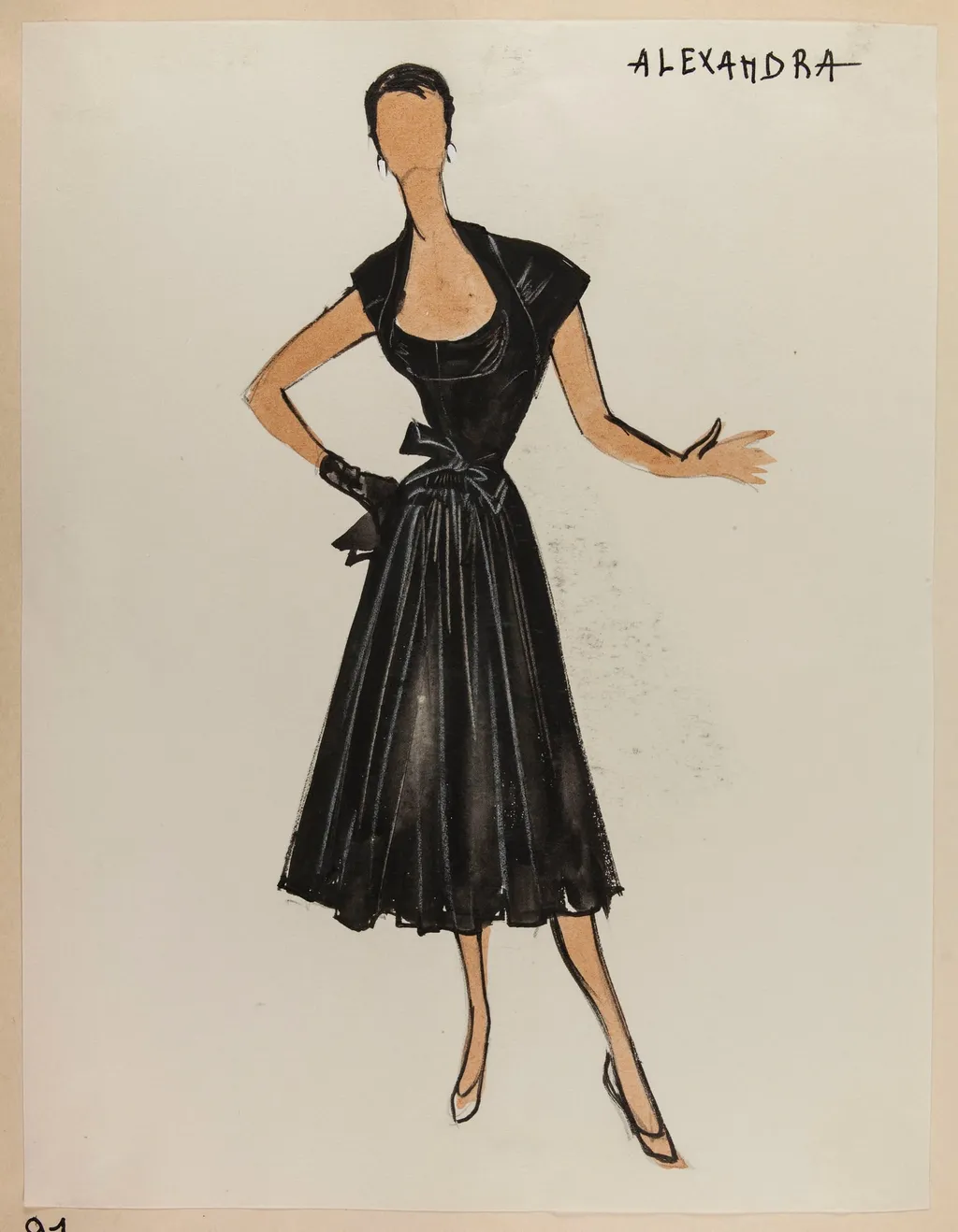 Alexandra, by Carven, 1952