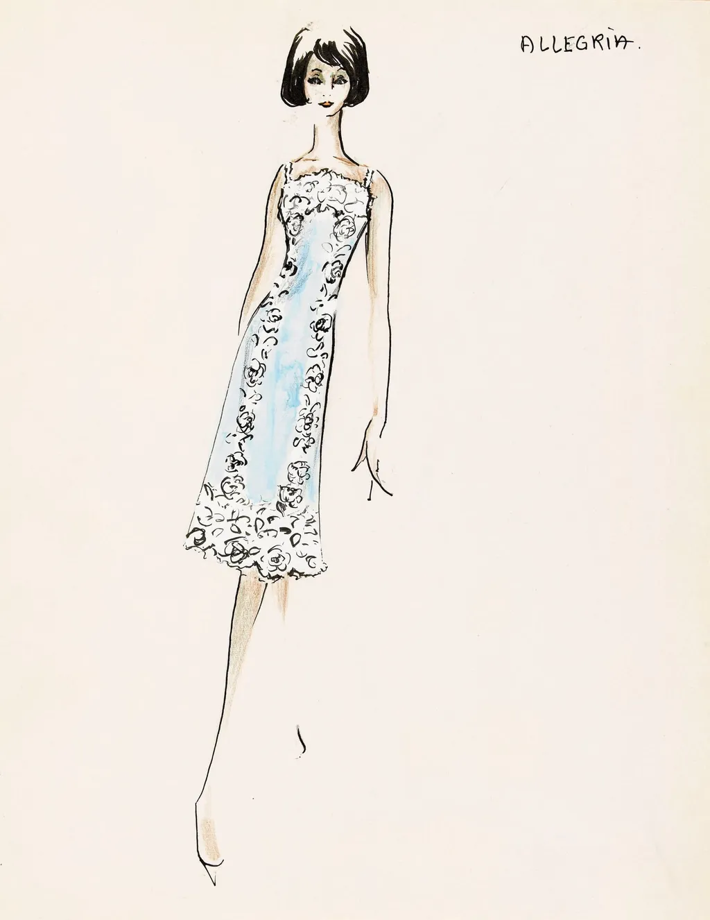 Allegria, by Carven, 1961