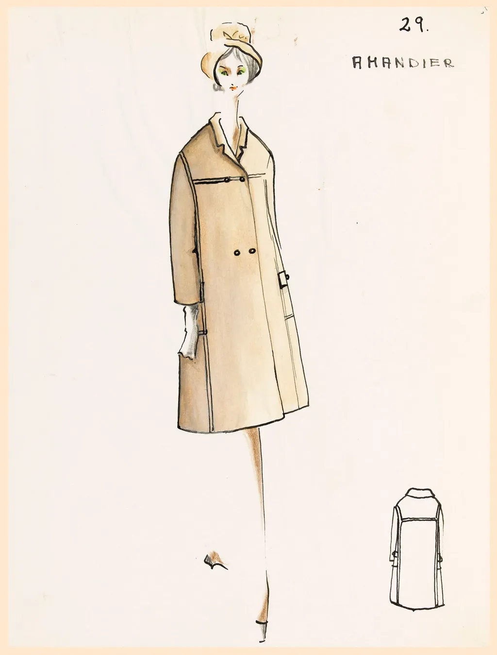 Amandier, by Carven, 1967
