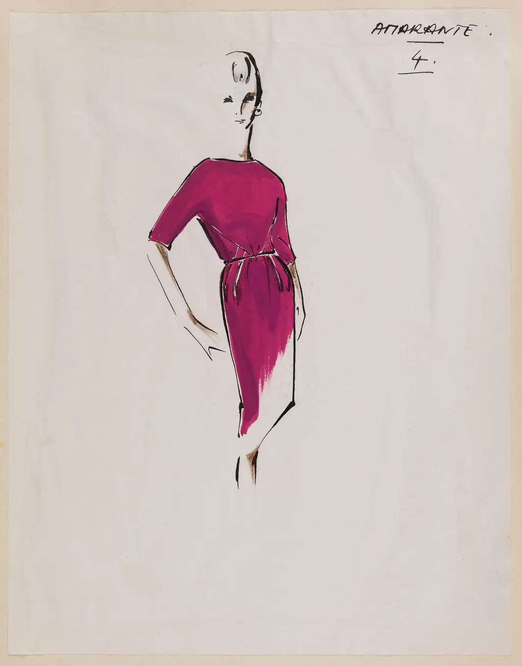 Amarante, by Carven, 1963