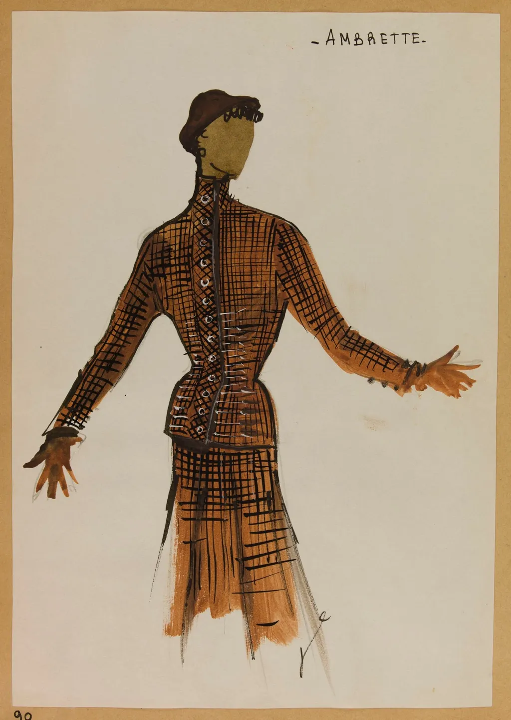 Ambrette, by Carven, 1952