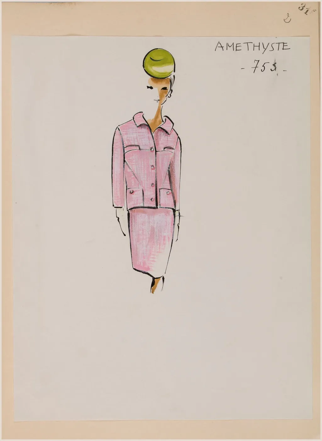 Améthyste, by Carven, 1965