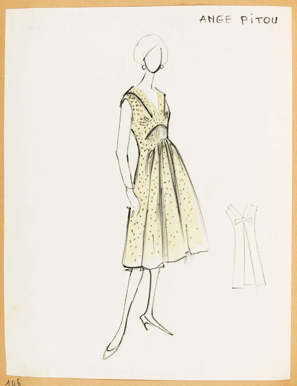 Ange pitou, by Carven, 1957