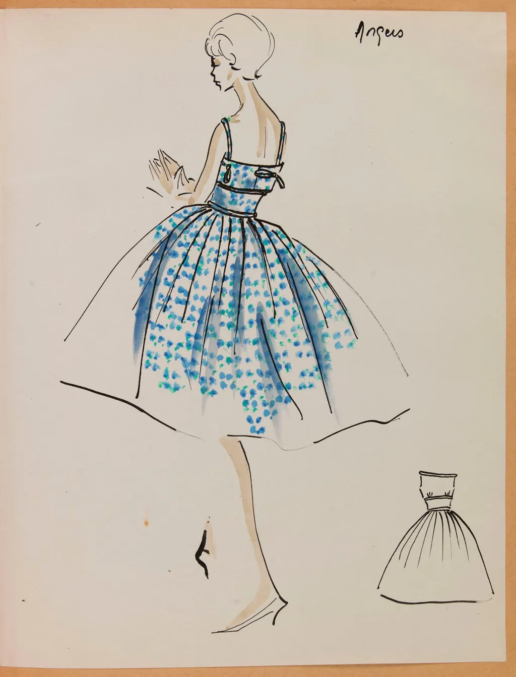 Angers, by Carven, 1958