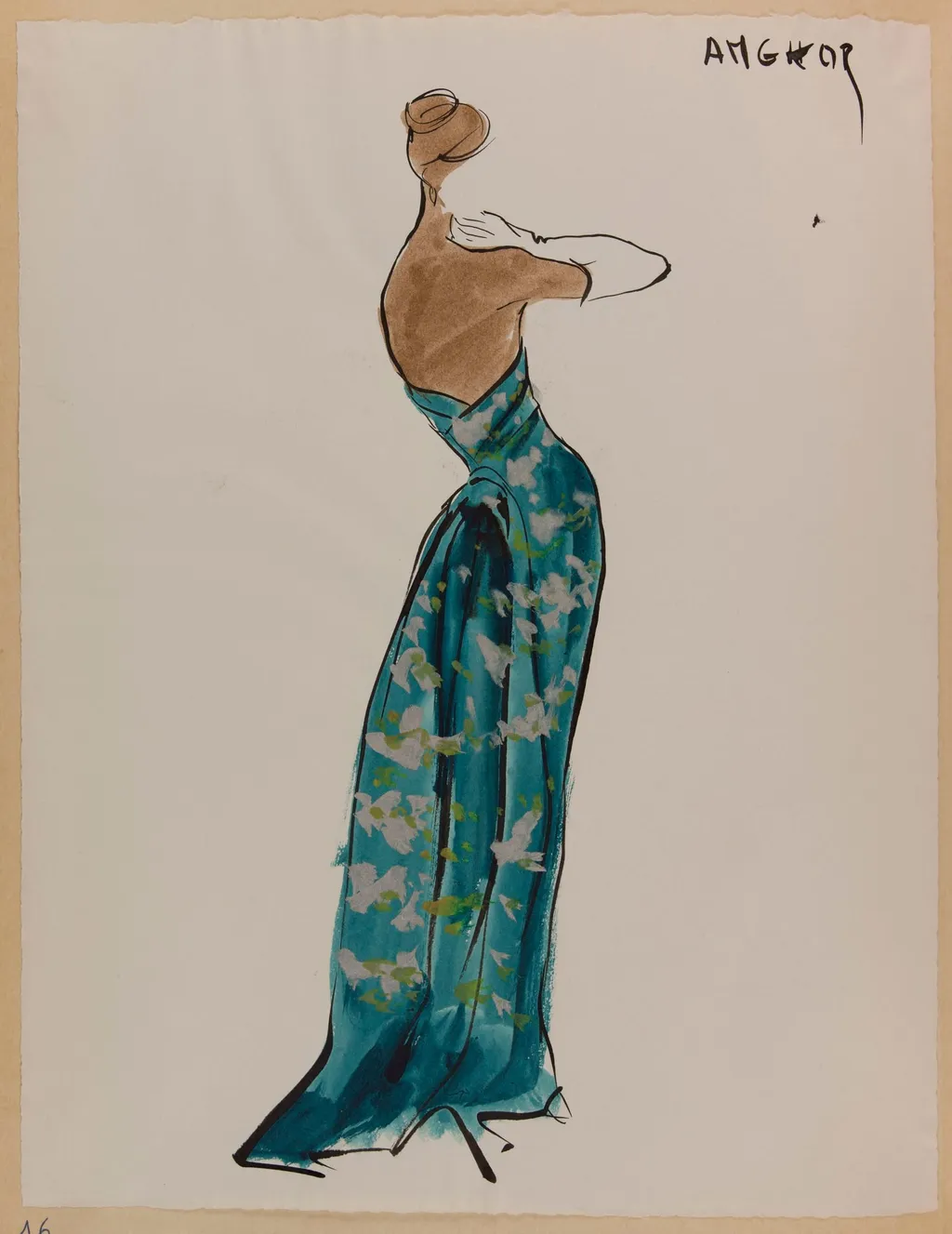 Anghor, by Carven, 1956