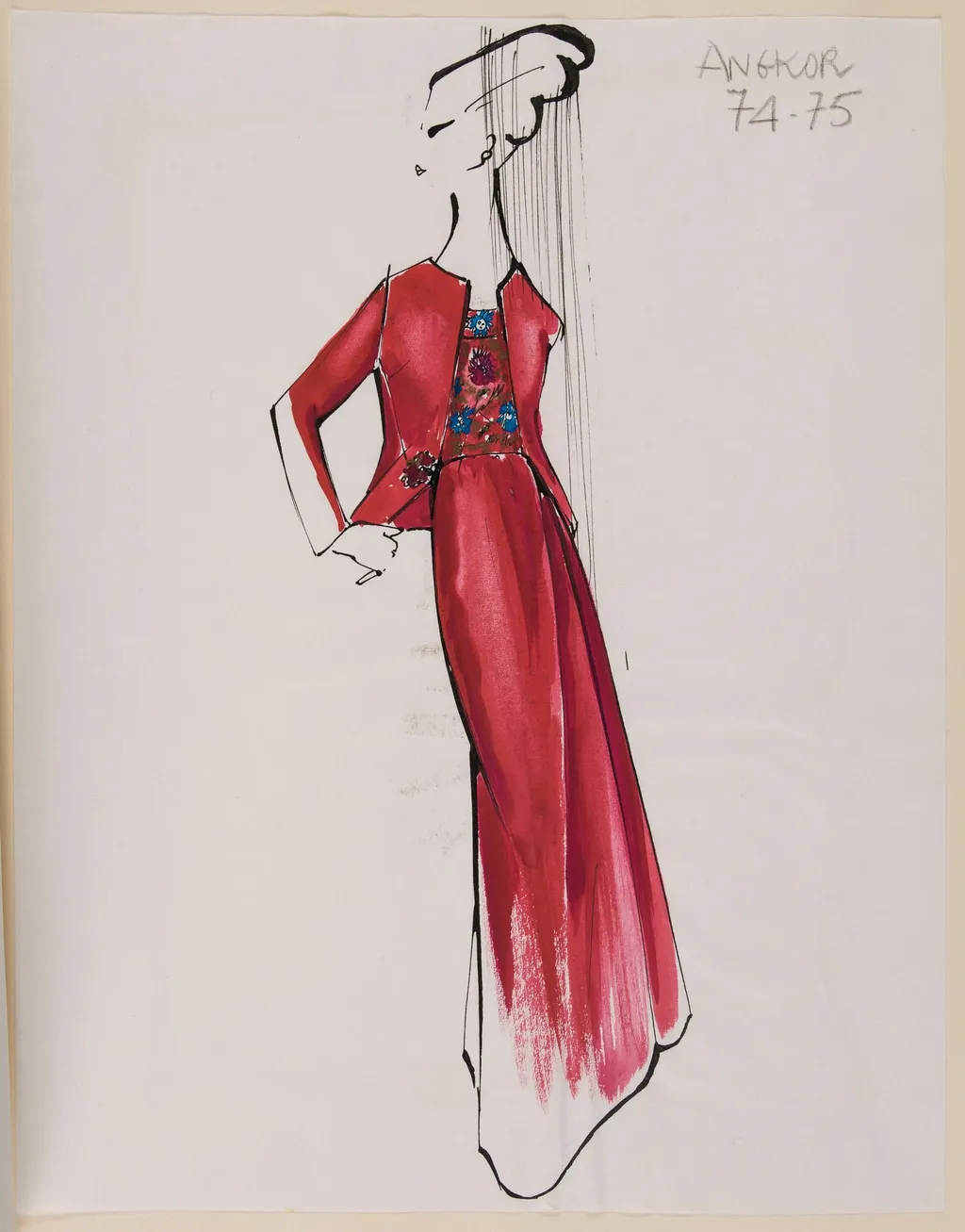 Angkor, by Carven, 1963