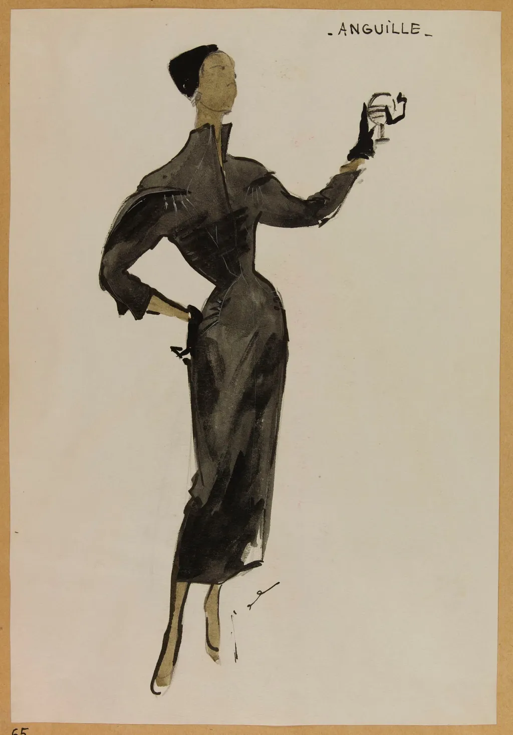 Anguille, by Carven, 1952