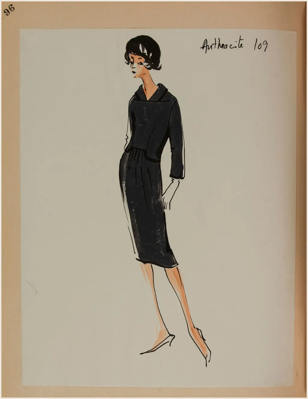 Anthracite, by Carven, 1958