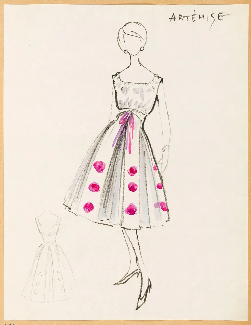 Artémise, by Carven, 1957