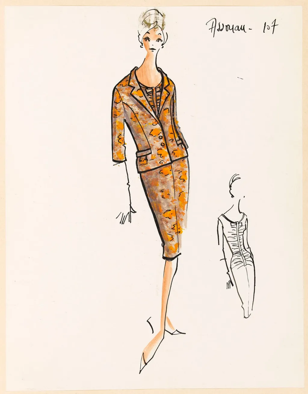 Assouan, by Carven, 1959