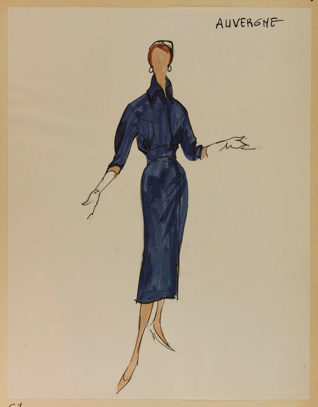 Auvergne, by Carven, 1955