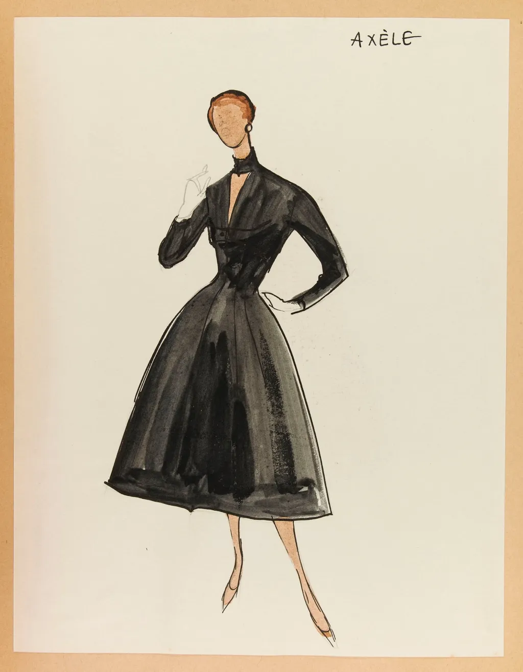 Axèle, by Carven, 1955