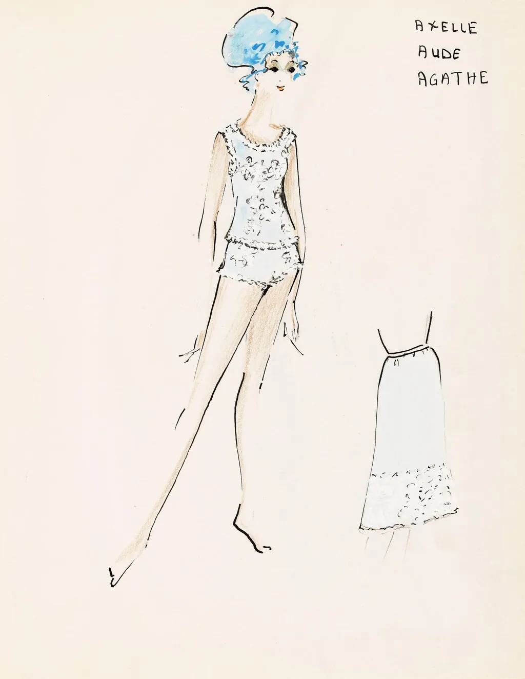 Axelle Aude Agathe, by Carven, 1961