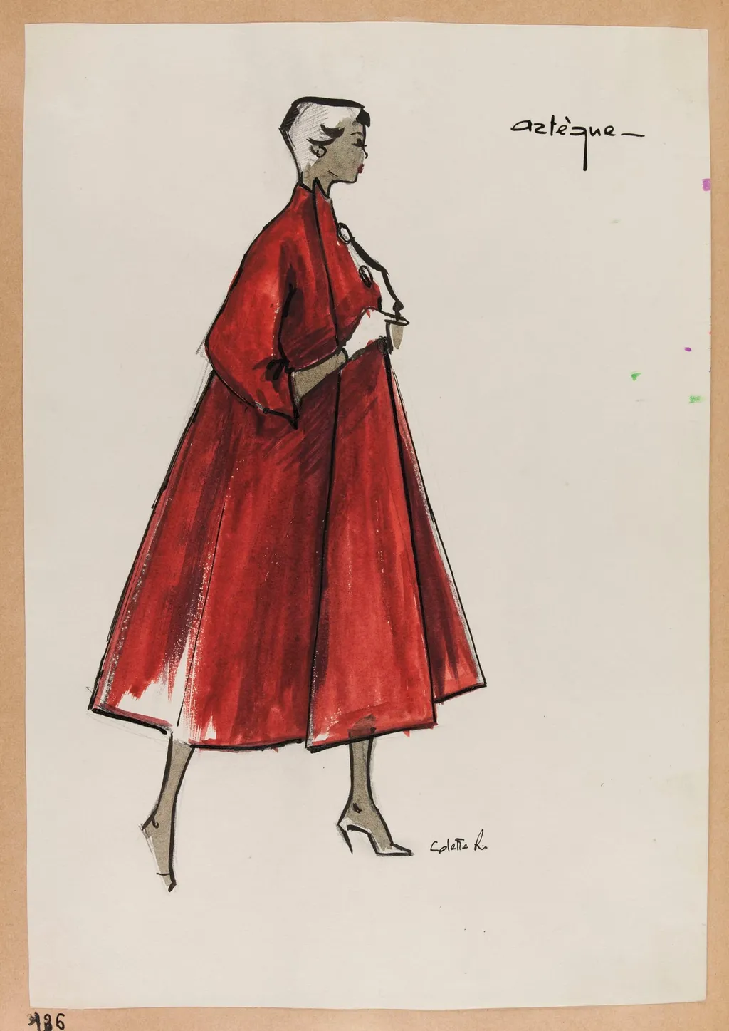 Aztèque, by Carven, 1951