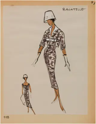 Bagatelle, by Carven, 1956