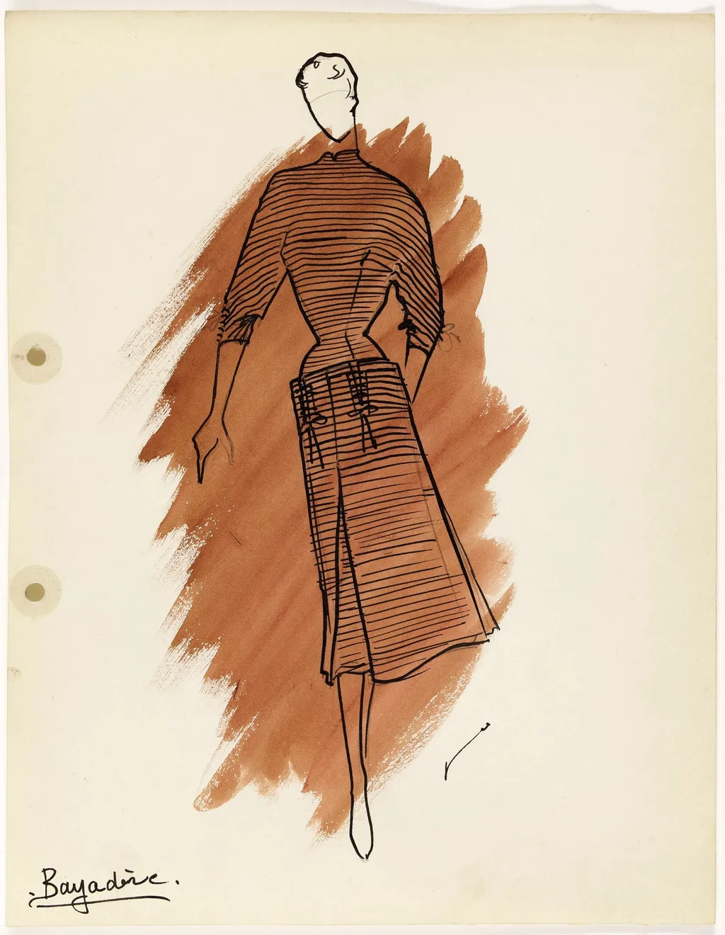 'Bayadère', by Carven, 1949