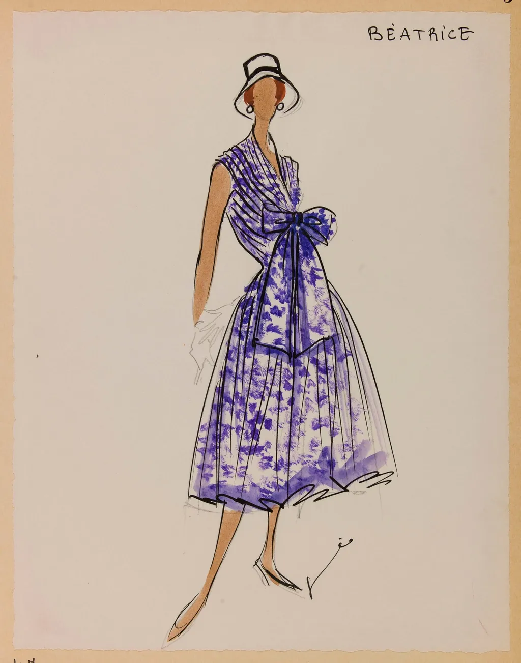 Béatrice, by Carven, 1956
