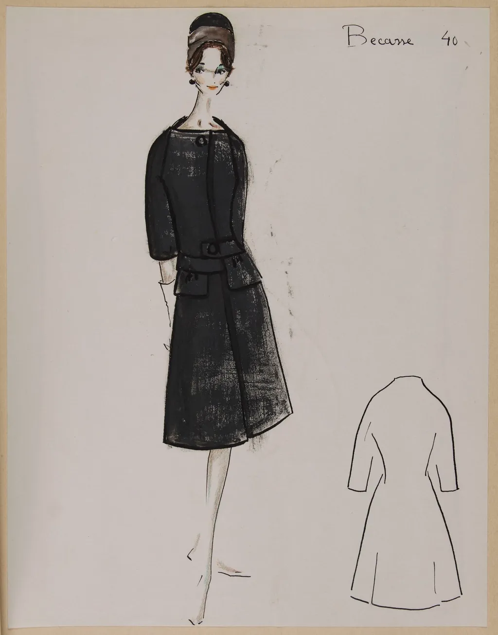 Bécasse, by Carven, 1960