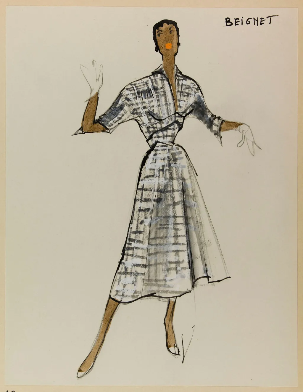 Beignet, by Carven, 1953