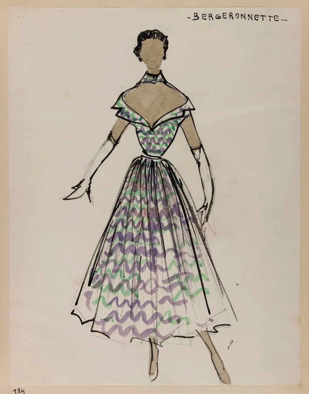 Bergeronnette, by Carven, 1952